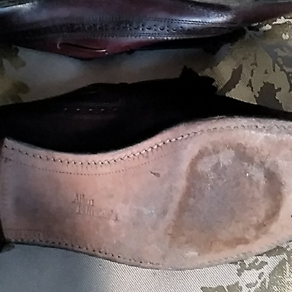 COPY - ALLEN EDMONDS VINTAGE BROWN MENS SHOE - Picture 7 of 10